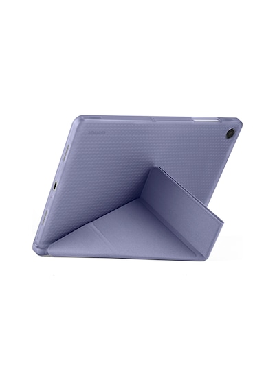 Samsung Uyumlu Galaxy Tab A9 Plus A11 + Üçgen Standlı Uyandırma Fonksiyonlu Tablet Kılıfı Kapaklı Kılıf