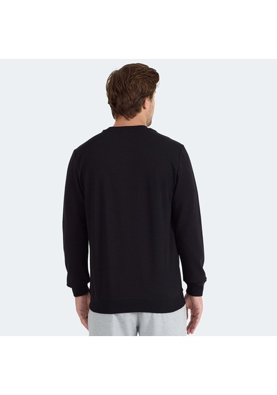 Slazenger RUBIO Erkek Sweatshirt Siyah