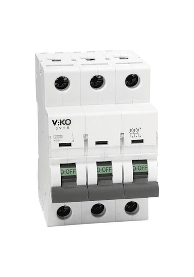 Viko 40a 4.5 Ka C Tipi K Otomat Trifaze Sigorta
