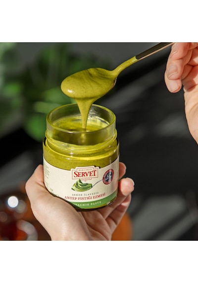 Servet Şeker İlavesiz Antep Fıstığı Ezmesi 200 G