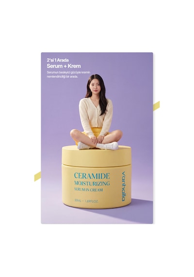 Bariyer Onarıcı Ceramide Serum Ceramide Np + Panthenol + 3ha Yoğun Nemlendirici & Yüz Kremi