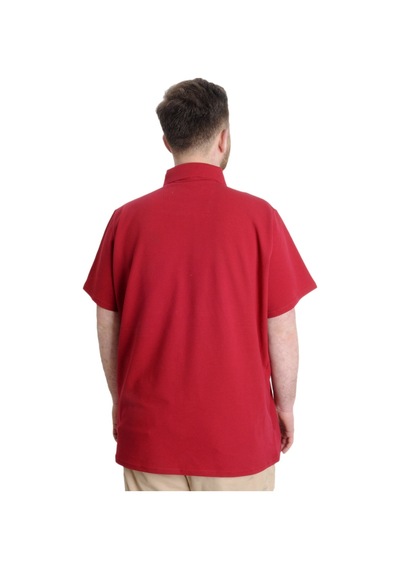 Mode Xl Büyük Beden Erkek T-Shirt Polo Adventure 23323 Bordo 001 Mode Xl Büyük Beden Erkek T-Shirt Polo Adventure 23323 Bordo 001