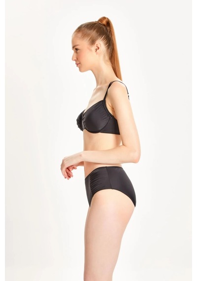 Too Salty Swimwear Kadın Büzgülü Balenli Toparlayıcı Yüksek Bel Bikini Takımı 24s101st Siyah Too Salty Swimwear Kadın Büzgülü Balenli Toparlayıcı Yüksek Bel Bikini Takımı 24s101st Siyah