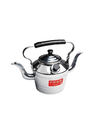 Yek Outdoor N 16 Çift İbrikli Alüminyum Çaydanlık 1,5 Litre Gri