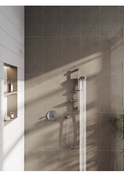 Artema Bliss A45743 3f Sürgülü El Duşu Takımı, Krom Gümüş