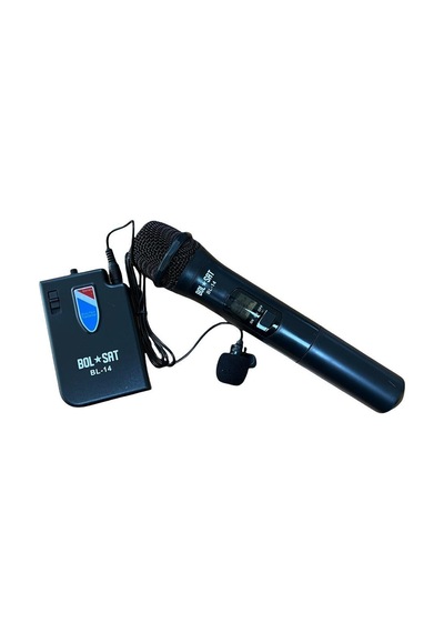 Bolsat Bl-14 1 El 1 Yaka Vhf Kablosuz Mikrofon Takımı