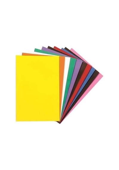 Klasik Eva A4 Boy 2 MM 10'lu Çok Renkli
