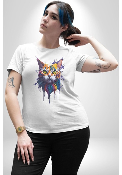 Şimşek Yağmur Kedi Unisex Unisex Beyaz Organik Baskılı T-shirt Penye Yüksek Kalite Beyaz Şimşek Yağmur Kedi Unisex Unisex Beyaz Organik Baskılı T-shirt Penye Yüksek Kalite Beyaz