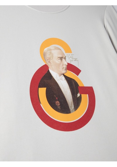 Gsstore Galatasaray Erkek Ata Sweatshirt E251282 Gri