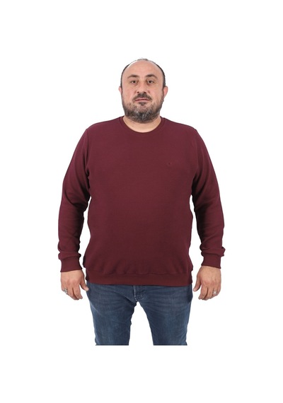 Moc Grande Mocgrande Gipeli Sweat Bisiklet Yaka Wreath 22713 Bordo