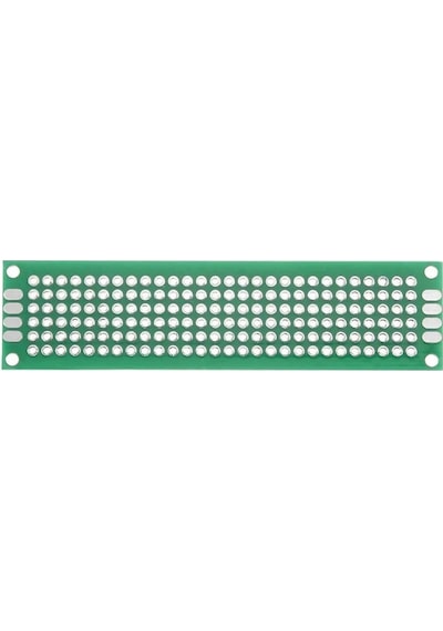 Koodmax 2 Adet 2x8cm Proto Pcb Delikli Pertenaks Prototip Deney Kartı Delikli Plaket Pertinaks