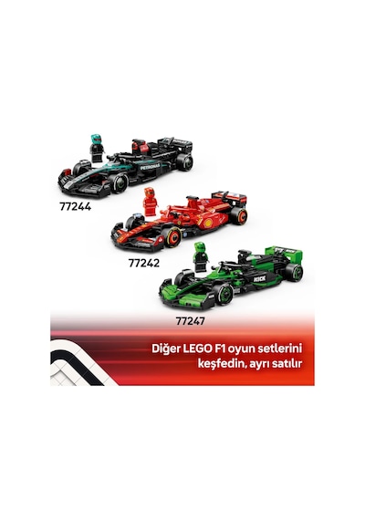 LEGO® Speed Champions McLaren F1® Team MCL38 Yarış Arabası 77251 - 10 Yaş ve Üzeri Çocuklar için Yaratıcı Oyuncak Yapım Seti (269 Parça)