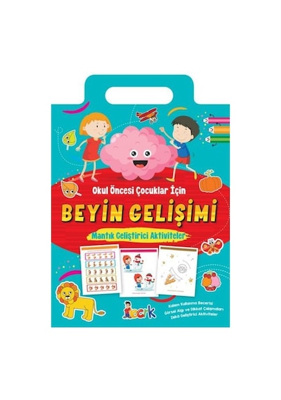 Beyin Gelişimi - Mantık Geliştirici Aktiviteler - Okul Öncesi Çocuklar için- Bıcırık Yayınları