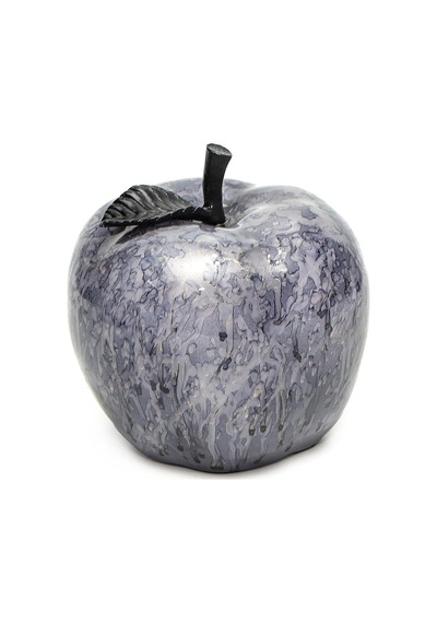 Dekoratif Black Apple Heykel 16 Cm