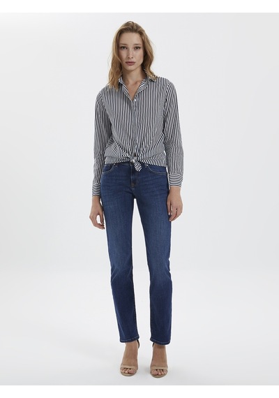 Cady Slim Fit Kadın Pantolon Lacivert