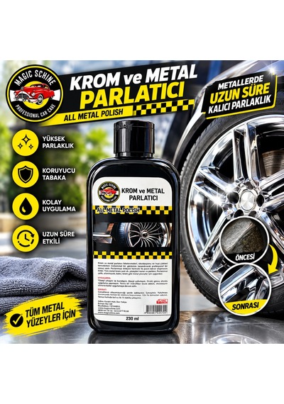 Krom Ve Metal Parlatıcı 230 Ml