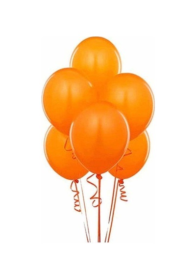 Metalik Turuncu Balon 60 Adet 12 İnc Lateks Balon