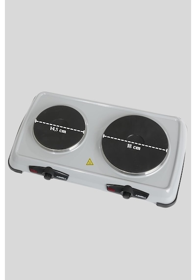 Ayrex Elektrikli Ocak 2500w Çift Pleytli / Ayarlanabilir Termostatlı Kompakt Ve Güvenli Tasarım Diğer