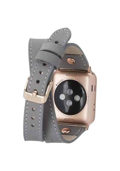 Apple Watch Uyumlu Deri Kordon 42-44-45mm Slim Dt Rgrst9 Diğer