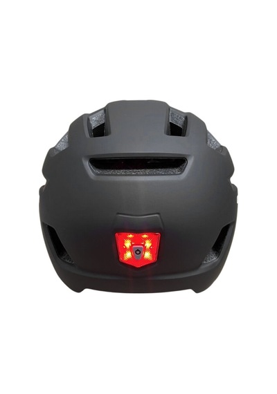 Asistan Ks-28 Vizörlü Mat Gri M 55-58cm Bisiklet Kaskı
