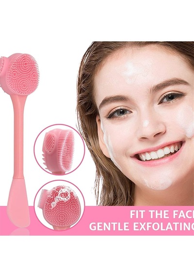 's Temizleme Fırçası, Silikon Yüz Bakım Aracı İle Derin Gözenek Arındırma, Çift Taraflı Peeling Ve Masaj Desteği, Hassas Ciltler İçin Özel Tasarım, Yeşil Ve Pembe Renk Alternatifleri 's Temizleme Fırçası, Silikon Yüz Bakım Aracı İle Derin Gözenek Arındırma, Çift Taraflı Peeling Ve Masaj Desteği, Hassas Ciltler İçin Özel Tasarım, Yeşil Ve Pembe Renk Alternatifleri