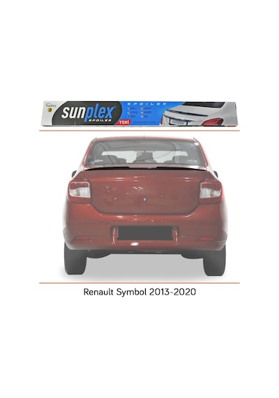 Sunplex Renault Symbol 2013-2020 Spoiler Bagaj Çıtası Piano Black