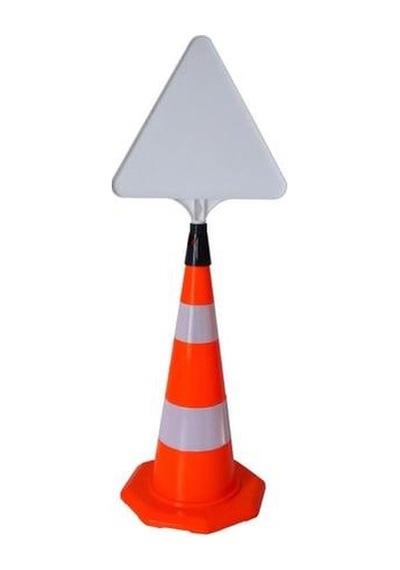 Pvc Trafik Konisi 70 Cm Çift Reflektifli Trafik Dubası
