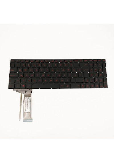 Asus Pk13183310S Uyumlu Klavye Tuş Takımı Siyah - Kırmızı Baskılı