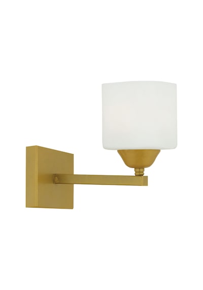 Minel Gold Duvar Lambası Yatak Odası-Yatak Başı-Banyo İçin Modern Beyaz