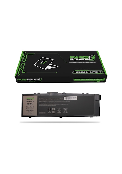 Dell Precision 7510, M7510 Batarya - Pil Pars Power