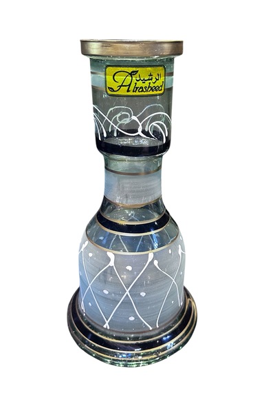 Nargile Siyah Şerit Cam Şişe