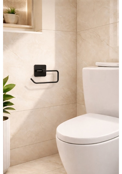 Alper Banyo Jasmin Kare Yapışkanlı Açık Tuvalet Kağıtlığı