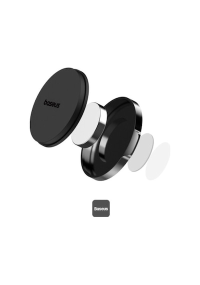 Baseus Small Ears Manyetik Düz Araç Içi Telefon Tutacağı Siyah