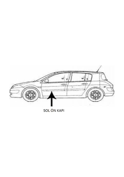 7751473728 Megane Iı 2 Sol Ön Kapı