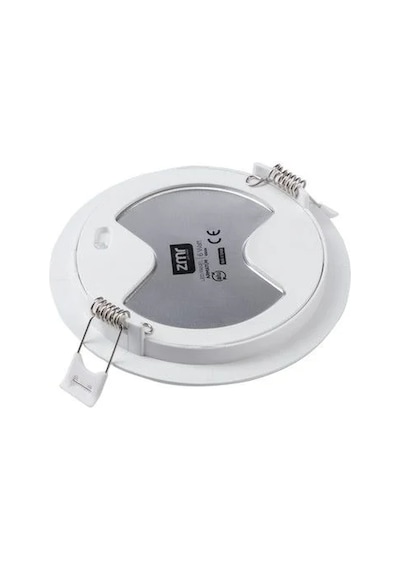 Zmr Zmr-202/b.30 2 Li Set 6w Gömme Led Spot Alüminyum Kasa 3000k Günışığı Slim Yuvarlak Tavan Armatürü Beyaz
