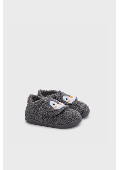 İgor Igor Homie Pinguino Cırt Cırtlı Panduf Unisex Çocuk Panduf W10351 Antrasit