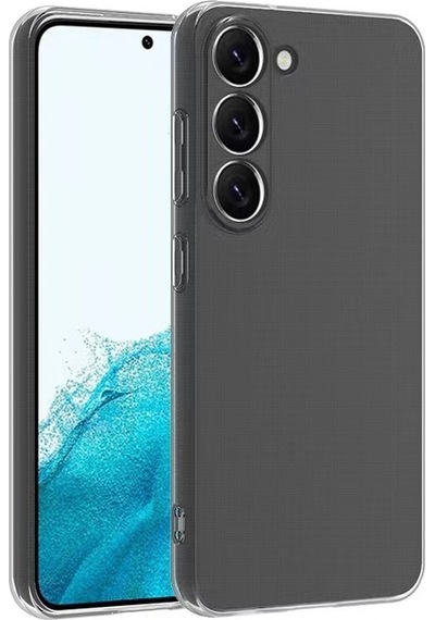 Samsung Galaxy A14 İle Uyumlu Kılıf Şeffaf Kamera Korumalı Esnek Silikon Telefon Kılıfı Kapak
