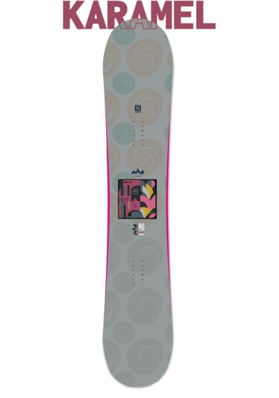 Mas Snowboard Karamel 25 Çok Renkli