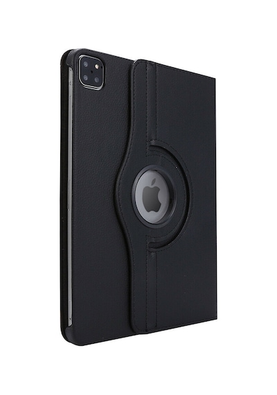 Microsonic Apple Uyumlu iPad  Pro 12.9 `` 2022 6. Nesil Kılıf (A2436-A2764-A2437-A2766) 360 Rotating Stand Deri Siyah