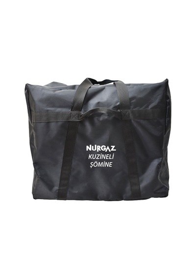 Nurgaz Kuzineli Şömine Çantası - Siyah