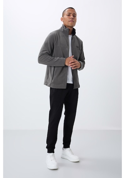 Air Jones Tommy Life Hardy Koyu Gri Standart Kalıp Polar Erkek Sweatshirt - 88299 Koyu Gri Air Jones Tommy Life Hardy Koyu Gri Standart Kalıp Polar Erkek Sweatshirt - 88299 Koyu Gri