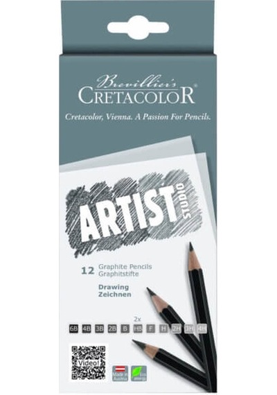 Cretacolor Artist Studio Dereceli Kalem Seti 6B - 4H Arası