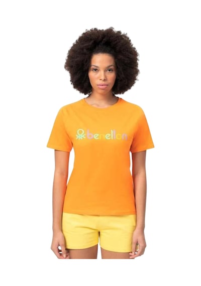 United Colors Of Benetton Kadın T-shirt Ben.w20360 Turuncu