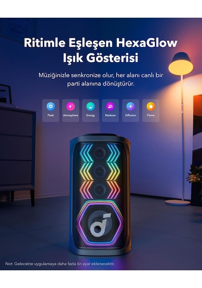 Anker Soundcore Rave 3 Aı Karaoke Bluetooth Hoparlör - A31a3