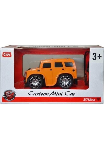 Ctoys Cartoon Mini Car 27 Mhz Full Fonksiyon Uzaktan Kumandalı Sarı Araba Qx3688 94 Çok Renkli