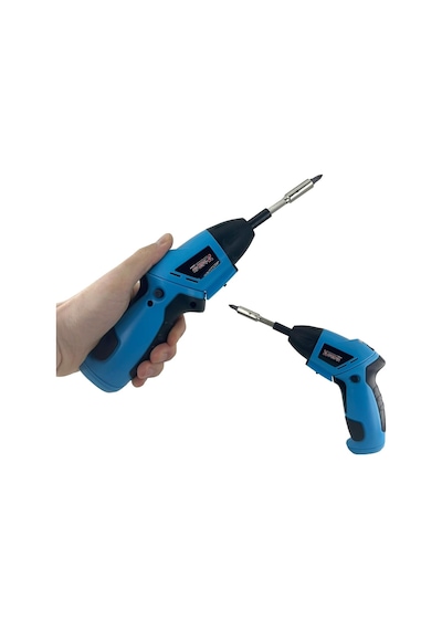 6v Pilli Tornavida Seti 180 Rpm Güçlü Vidalama, Led Aydınlatmalı, Katlanabilir Ergonomik Gövde, İleri-geri Ayar