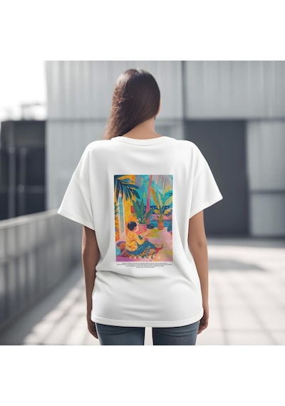 Samsara Serisi No:1 T-shirt - Beyaz