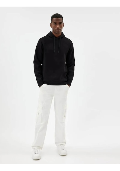 Koton Erkek Sweatshirt Siyah 5wam70001mk 25ky59000107 Y5901 Siyah