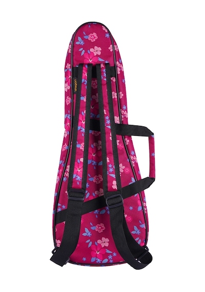 Wagon 04 Serisi Soprano Ukulele Çantası - Hibiscus Pembe