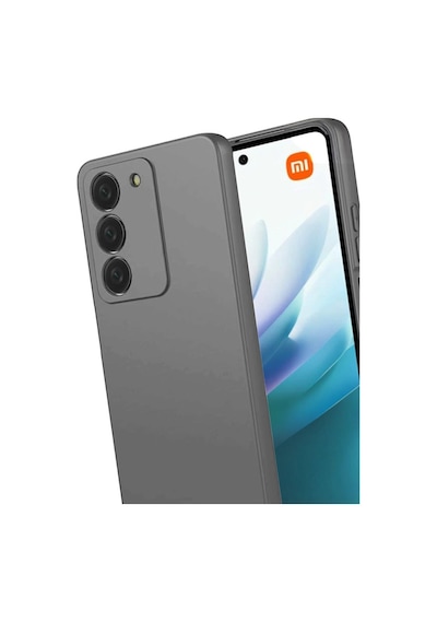 Xiaomi Redmi 15 4g Kılıf Biye Yumuşak Silikon Case Gri
